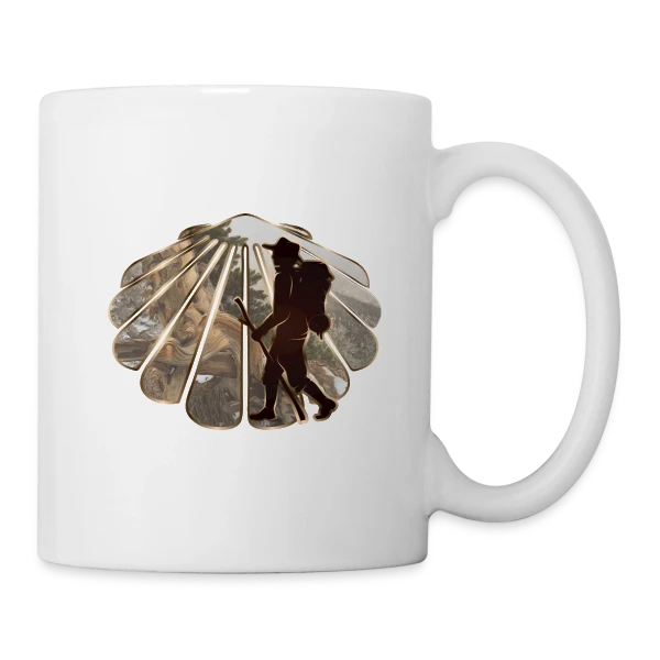 L'Âme du Pèlerin sur Mug blanc