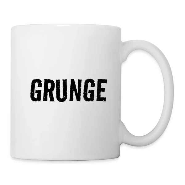 Motif Grunge Distressed sur Mug blanc