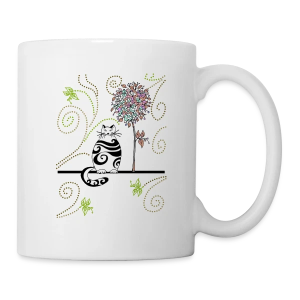 Mon Chat Adoré sur Mug blanc