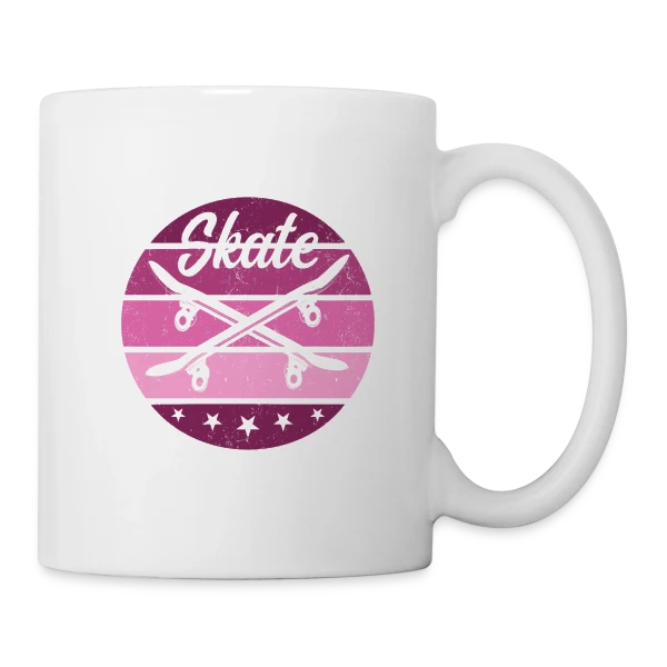Je Peux Pas J'ai Skate sur Mug blanc