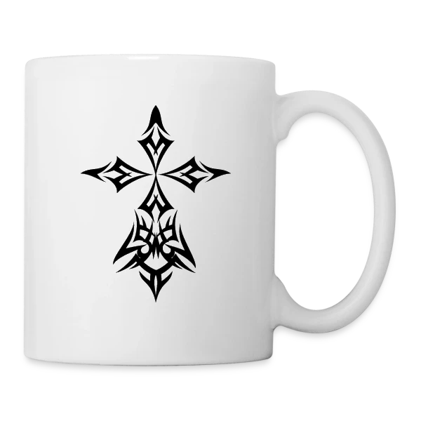 Hermine Tribal Celte - Symbole de Bretagne sur Mug blanc