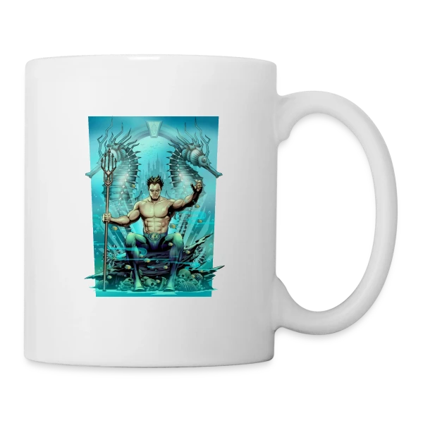 Vague Aquatique sur Mug blanc