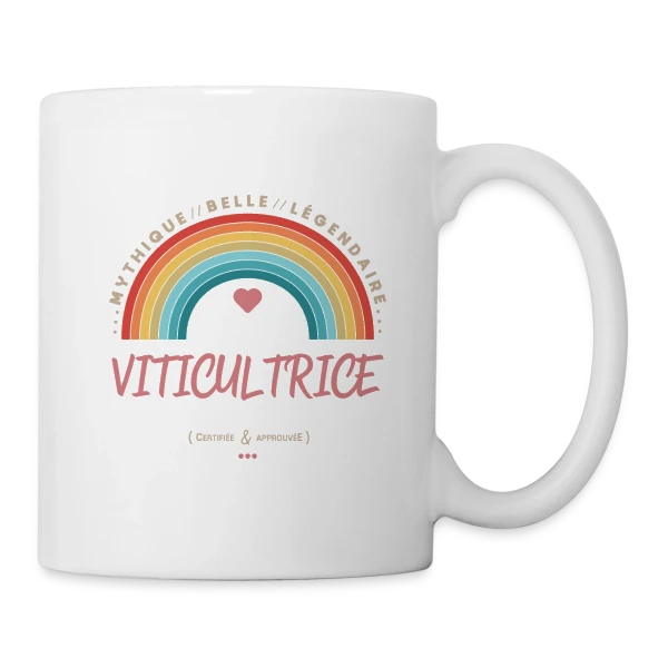 Meilleure Viticultrice du Monde sur Mug blanc