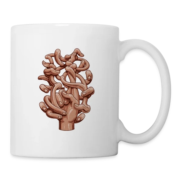 Chasse à la Mouche sur Mug blanc