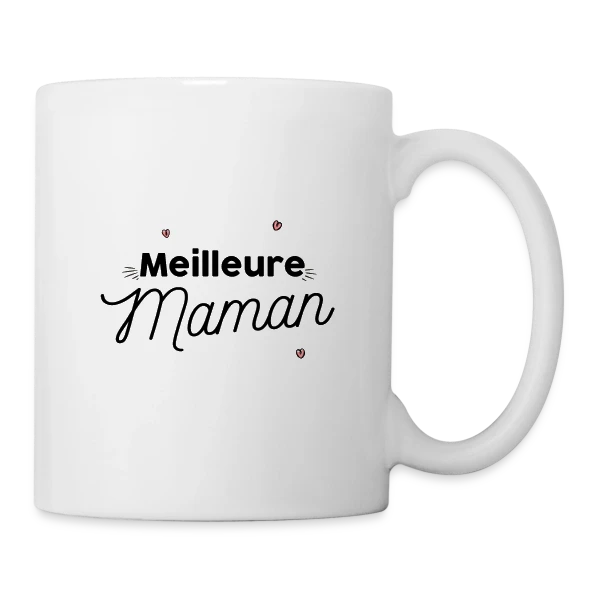 Meilleure Maman : Le Cadeau Parfait pour Elle sur Mug blanc