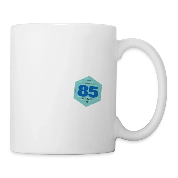 Je déchire depuis 85 - Style Vignette Auto Rétro Vintage sur Mug blanc