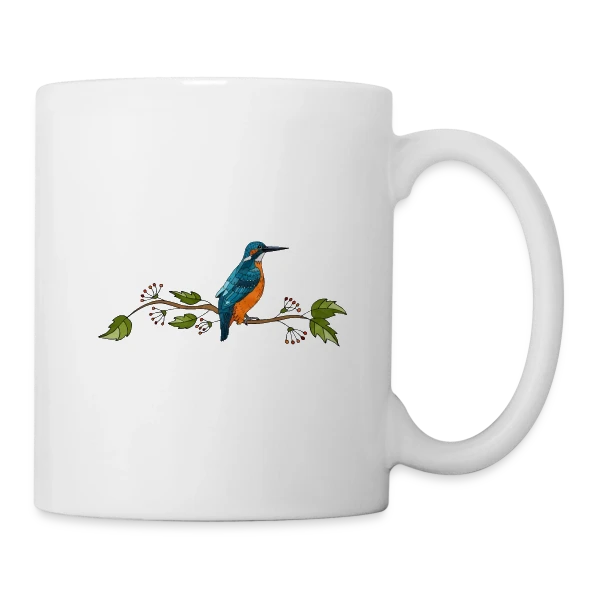 Oiseau Majestueux sur Mug blanc