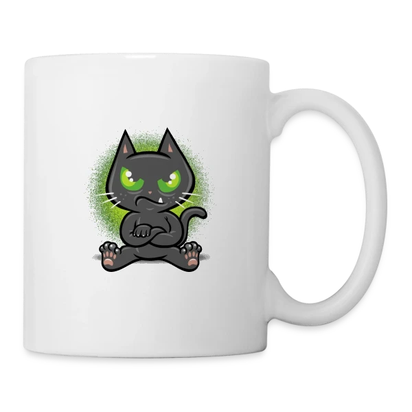 Chat Têtu : Non, et c'est tout ! sur Mug blanc
