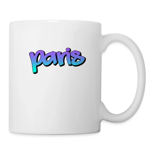 Paris Graffiti Urbain sur Mug blanc