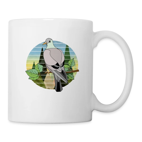 L'Oiseau Libre sur Mug blanc