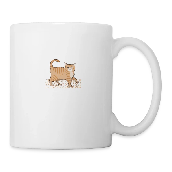 Humour 'Mon Pyjama 80% Poils de Chat' sur Mug blanc