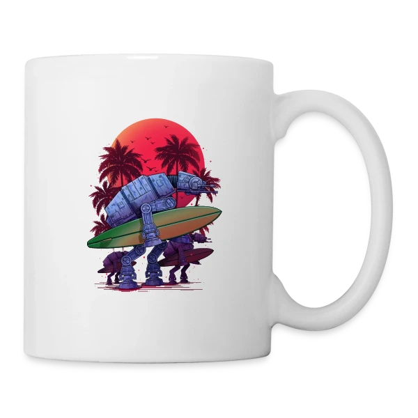 L'Été Galactique des AT-AT sur Mug blanc