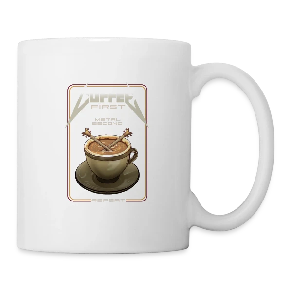 Café d'Abord ! sur Mug blanc