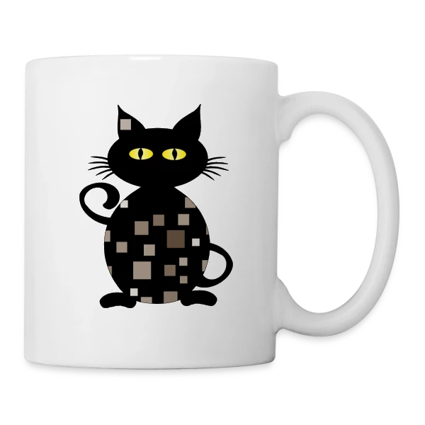 Mon Adorable Chat sur Mug blanc