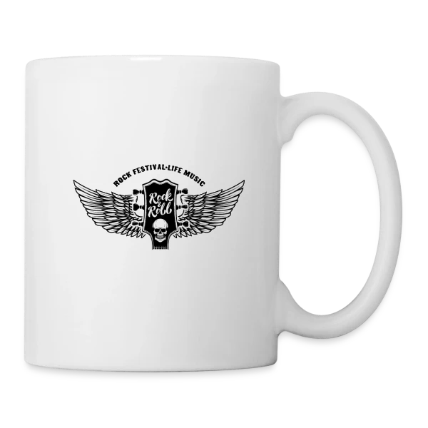 Esprit Rock Musique sur Mug blanc