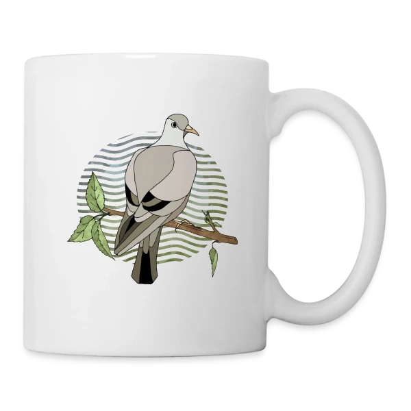 Oiseau Majestueux sur Mug blanc