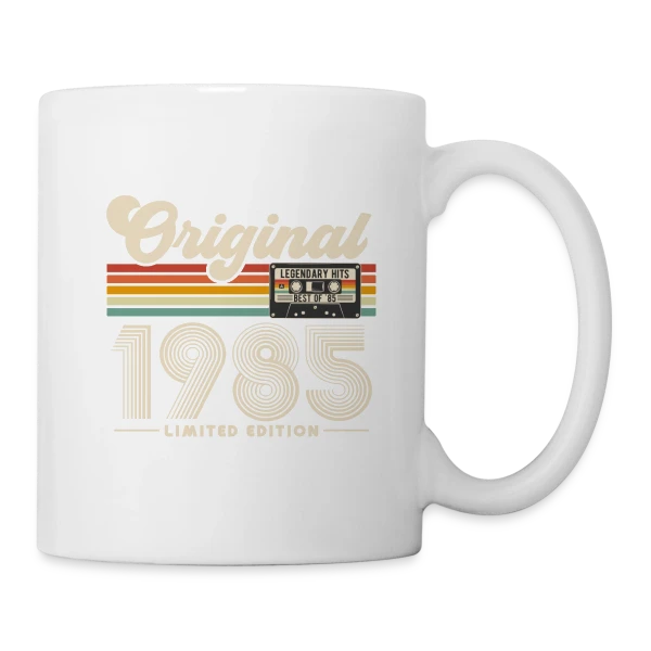 Année Originale 1985 Rétro sur Mug blanc