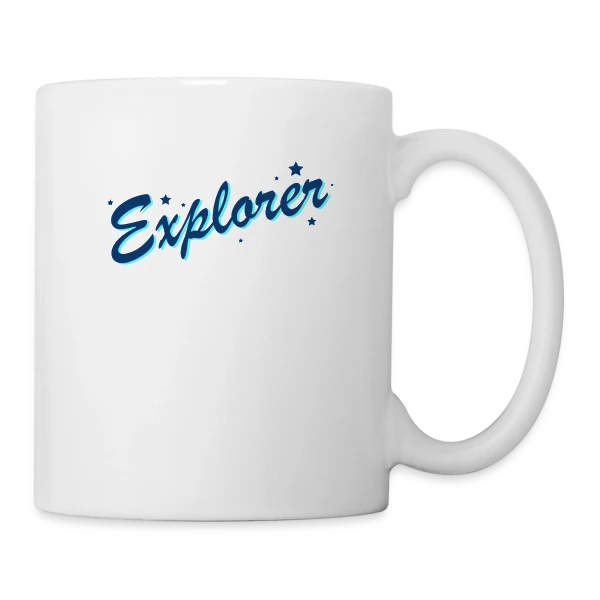 Explorateur Céleste sur Mug blanc