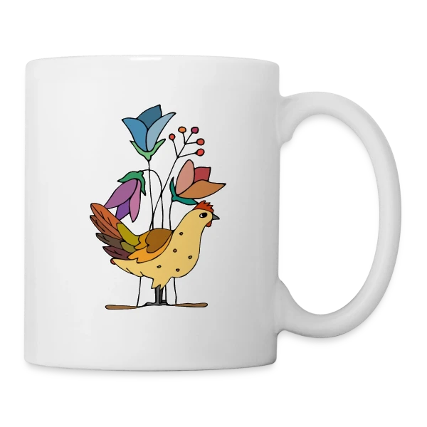 L'Oiseau Majestueux sur Mug blanc