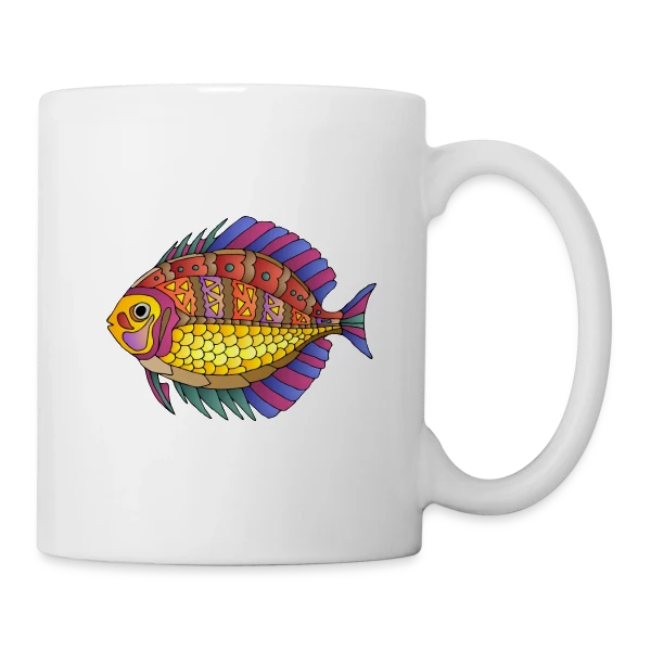 Ryba, l'Esprit du Poisson sur Mug blanc