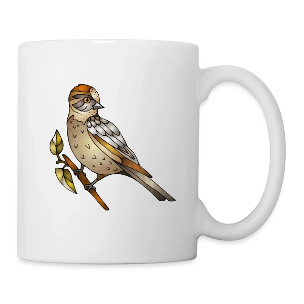 L'Oiseau Arc-en-ciel sur Mug blanc