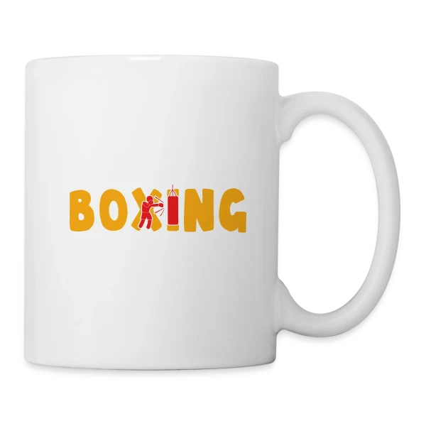 Boxing - Mon Sport, Ma Passion ! Humour Combat sur Mug blanc