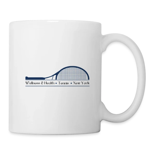 Tennis is Life : New York Grand Slam & Wellness sur Mug blanc