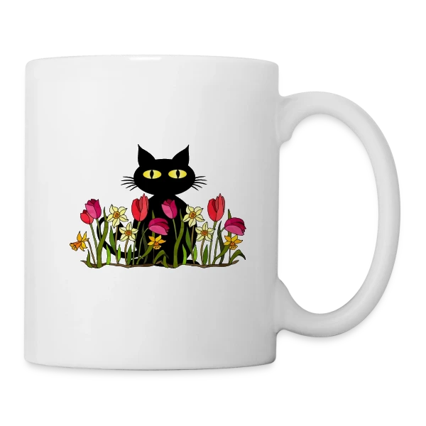 L'Esprit Félin sur Mug blanc