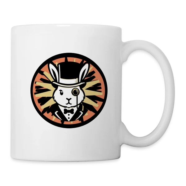 Arsène Lapin : L'Élégance Dandy Rétro sur Mug blanc
