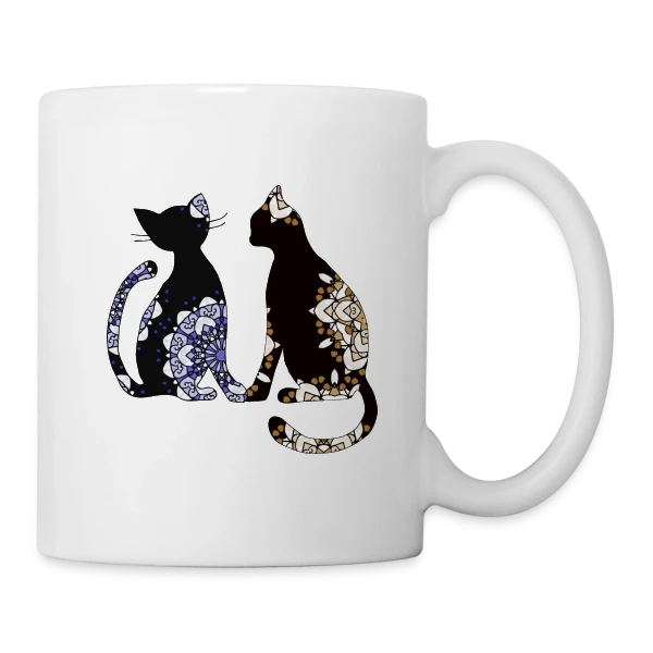 Passion Chat sur Mug blanc