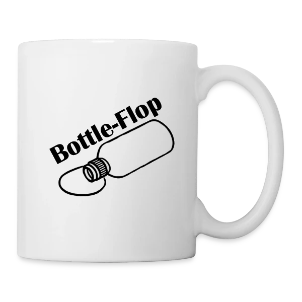 Bottle Flop Défi Raté sur Mug blanc