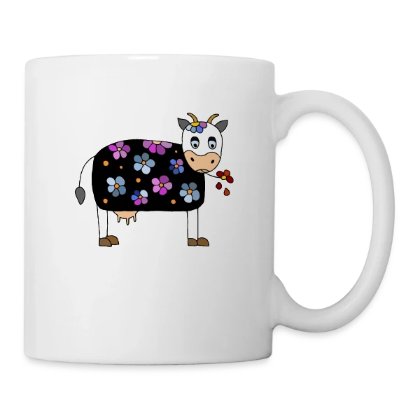 La Vache Rigolote sur Mug blanc