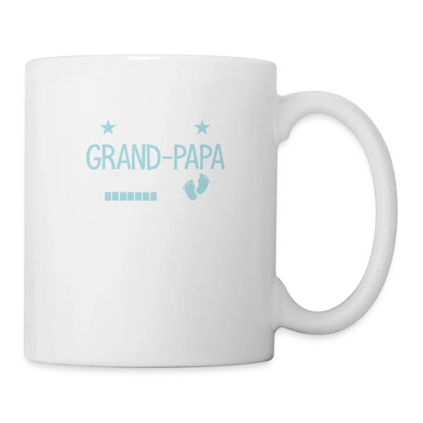 Bientôt Grand-Papy : Annonce de Grossesse Humour sur Mug blanc