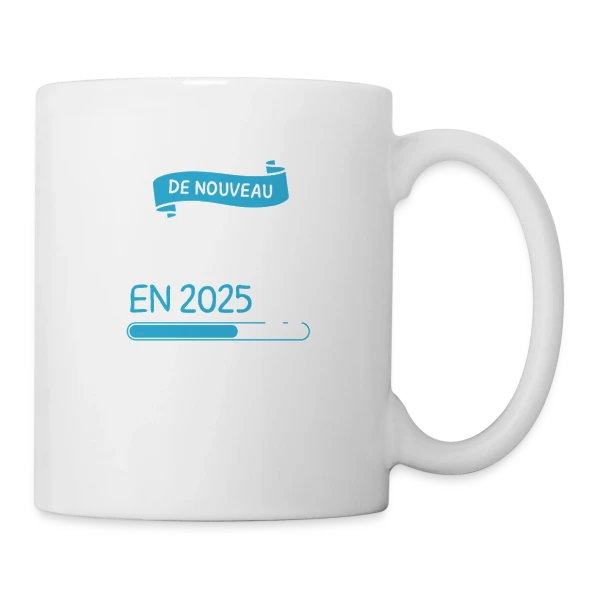 'De Nouveau Papa en 2025' ? Annonce de Grossesse Originale sur Mug blanc