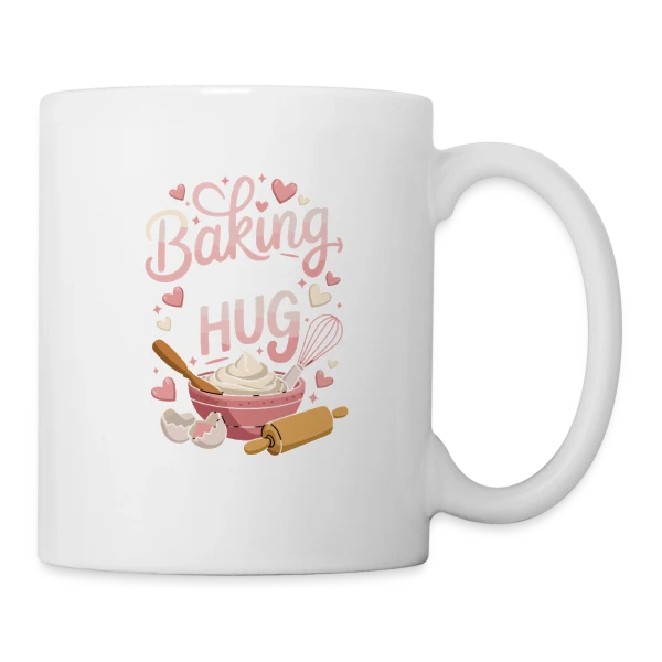 Passion Pâtisserie : Mon Cœur Fond pour les Douceurs sur Mug blanc