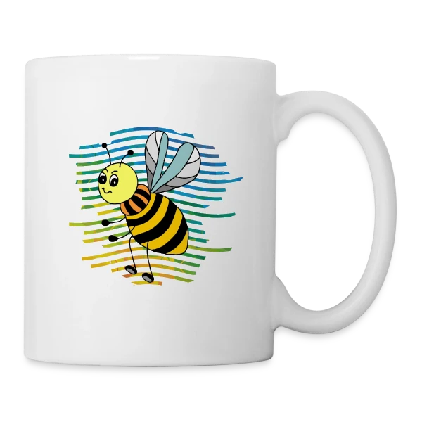 Insectes Fascinants : La Beauté Naturelle sur Mug blanc