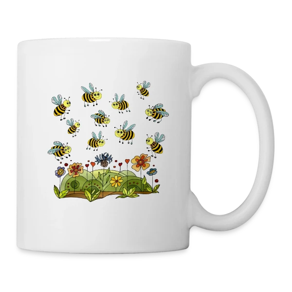 Monde des Insectes sur Mug blanc