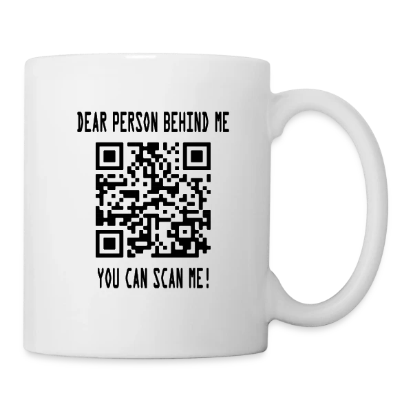 Un Sourire, C'est Gratuit ! sur Mug blanc