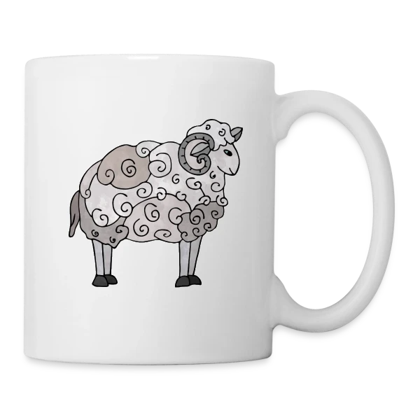 L'Énigme 2074 sur Mug blanc