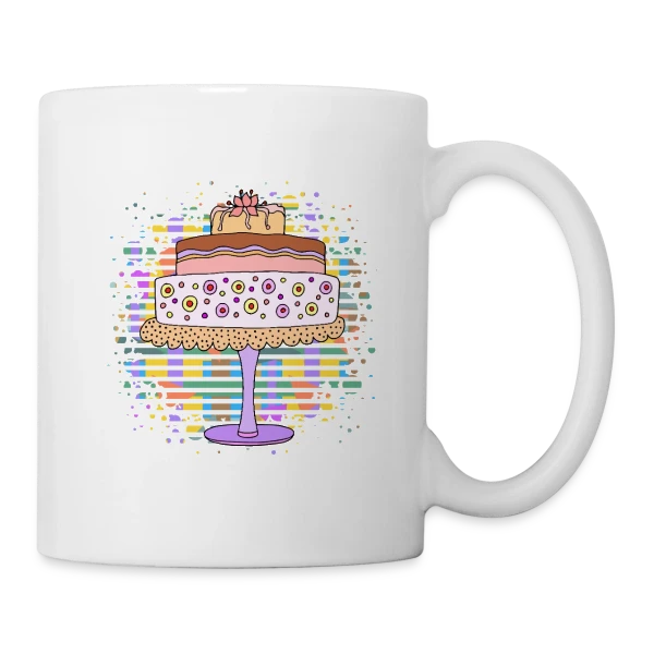 L'Élégance du Nombre 3003 sur Mug blanc