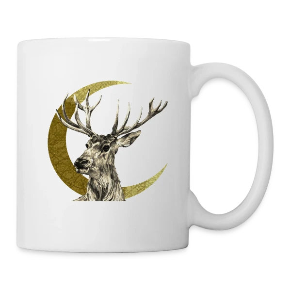 Numéro 4886 : L'Énigme Stylisée sur Mug blanc