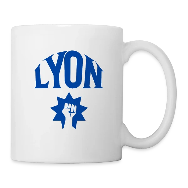 Lyon Force Citoyenne sur Mug blanc