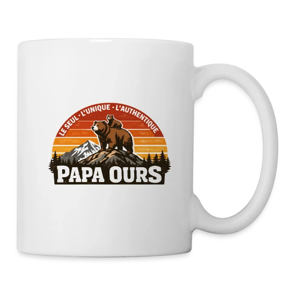 Design Mystère Abstrakt sur Mug blanc
