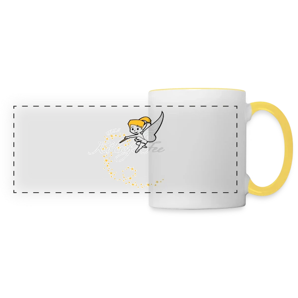 Fée de Cologne - Esprit Rhénan Enchanté sur Mug panoramique contrasté et blanc