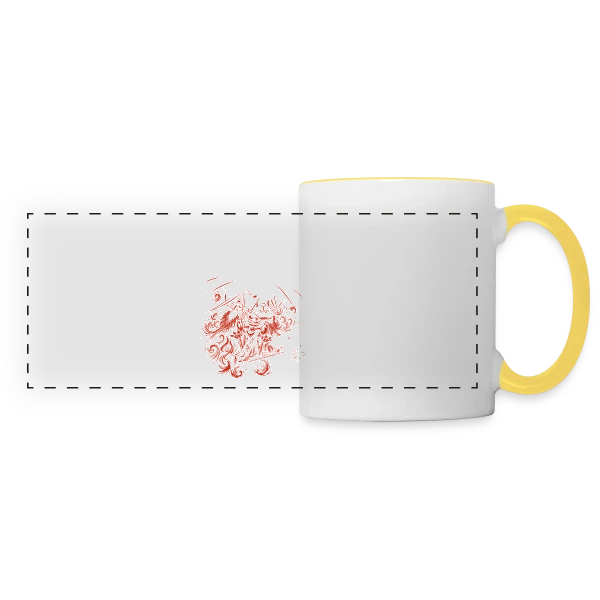 RoBat: Le Vampire Mécanique sur Mug panoramique contrasté et blanc