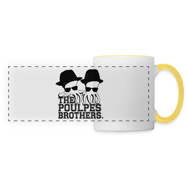 The Poulpe Brothers sur Mug panoramique contrasté et blanc