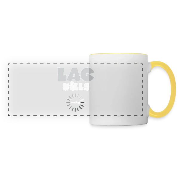 Maître du Jeu Vidéo sur Mug panoramique contrasté et blanc