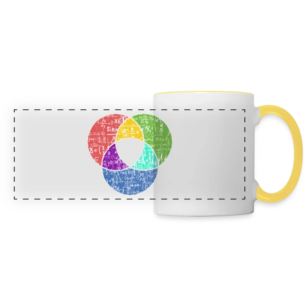 42 - La Réponse Ultime Nerd & Science-Fiction sur Mug panoramique contrasté et blanc
