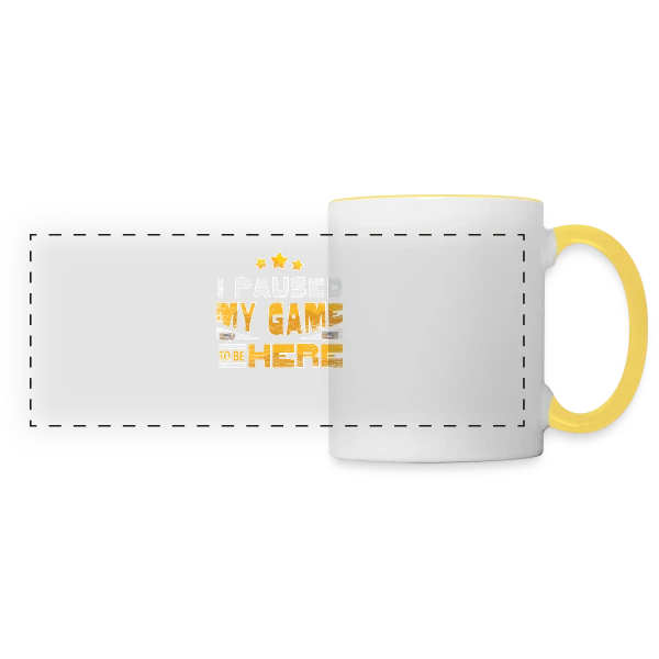 100% Gaming sur Mug panoramique contrasté et blanc