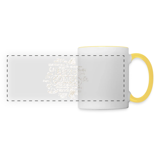 Luke Combs Esprit Country sur Mug panoramique contrasté et blanc